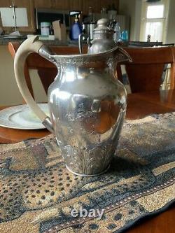 Sterling Silver. 925 ANTIQUE ENGLISH Water Pitcher Dating To The 1670's