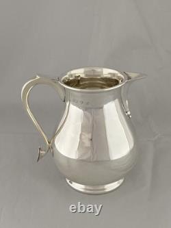 Sterling Silver Beer Jug 1979 London GEORGIAN STYLE 1 Litre WATER JUG Payne & Sn