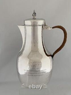 Sterling Silver EWER / WATER JUG 1845 London JOHN FIGG Victorian Antique Silver