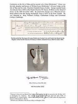 Sterling Silver EWER / WATER JUG 1845 London JOHN FIGG Victorian Antique Silver