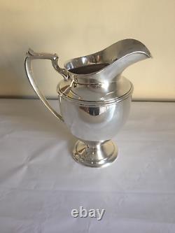 Sterling Silver Fisher Water Pitcher