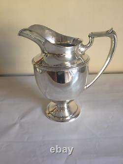 Sterling Silver Fisher Water Pitcher