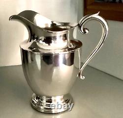 Sterling Silver Water Pitcher, Preisner Silver Co. Circa 1935