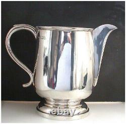 Sterling Silver Water Pitcher Walker & Hall Sheffield HM c1926 Quality Vintage