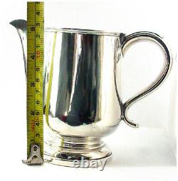 Sterling Silver Water Pitcher Walker & Hall Sheffield HM c1926 Quality Vintage