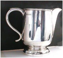 Sterling Silver Water Pitcher Walker & Hall Sheffield HM c1926 Quality Vintage