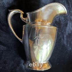 Sterling Silver Water Pitcher mono T