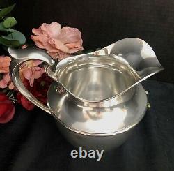 Sterling Silver Water pitcher 4 1/2 Pint / Durgin #24 Solid / Heavy