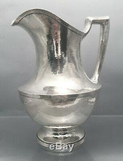 Sterling Wallace Water Pitcher in Arts & Crafts Design