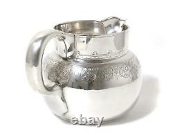 Sterling silver water pitcher (jug). USA, New York, workshop Tiffany & Co