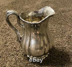 Sterling silver water pitcher large 3 Quart Capacity 1142 Grams