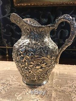 Stieff Baltimore Sterling Silver Rose Water Pitcher