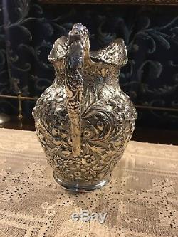 Stieff Baltimore Sterling Silver Rose Water Pitcher