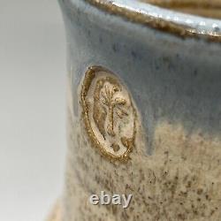 Stoneware Ceramic Glazed Studio Pottery Drip Pitcher 5.75 703 Slip Jug Handle