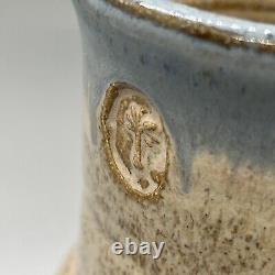 Stoneware Glaze Jug Ceramic Studio Pottery Drip Pitcher 5.75 703 Slip Handle