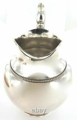 Stunning / Huge / Vintage USA Shreve Crump & Low Sterling Silver Water Pitcher