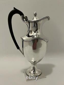 Superb English Solid Silver Claret / Water Jug Made In London 1911 Heavy 464g