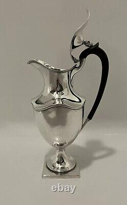 Superb English Solid Silver Claret / Water Jug Made In London 1911 Heavy 464g