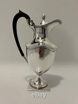 Superb English Solid Silver Claret / Water Jug Made In London 1911 Heavy 464g