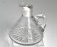 Superb Quality Sterling Silver Small Cut Glass Water Jug By Hukin & Heath 1905