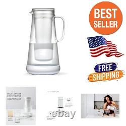 Sustainable 7-Cup Water Filter Pitcher Filters 30+ Contaminants Securely