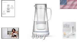 Sustainable 7-Cup Water Filter Pitcher Filters 30+ Contaminants Securely