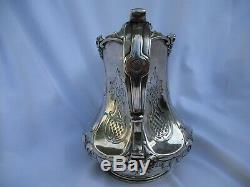 TIFFANY ANTIQUE STERLING WATER PITCHER, CIRCA 1850 s