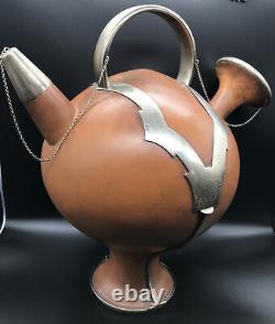 Terracotta Sterling Silver Water Jug Arts & Crafts Like Liberty Co Dr Dresser