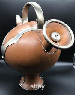 Terracotta Sterling Silver Water Jug Arts & Crafts Like Liberty Co Dr Dresser