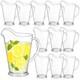 Tessco 12pk Plastic 60oz Clear Pitchers Restaurant Beverage Jugs Large