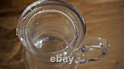 Tiffany & Co Bedside Water Carafe Pitcher Lid Cup Crystal Glass