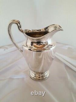 Tiffany & Co. Makers Sterling Silver 4 1/2 Pint Water Pitcher # 22625
