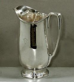 Tiffany Sterling Water Pitcher c1915 SPECIAL HAND WORK