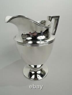 Tiffany Water Pitcher 18181 Antique Art Deco Modern American Sterling Silver