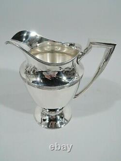 Tiffany Water Pitcher 18181 Art Deco American Sterling Silver 1947/56
