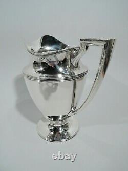 Tiffany Water Pitcher 18181 Art Deco American Sterling Silver 1947/56