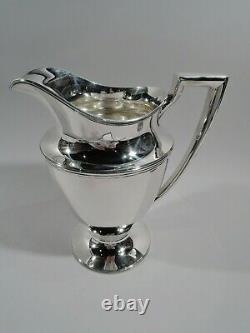 Tiffany Water Pitcher 18181 Classic Art Deco American Sterling Silver