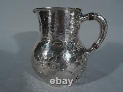 Tiffany Water Pitcher 3077 Antique Japonesque American Mixed Metal
