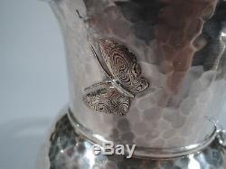 Tiffany Water Pitcher 3077 Japonesque Sterling Silver Mixed Metal