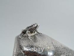 Tiffany Water Pitcher 5465 Antique Japonesque Frog Beetle American Mixed Metal