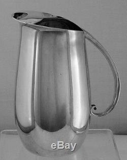 Tiffany and Co Modernistic Sterling Silver Water Pitcher, 3 Pints, No Mono