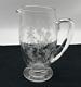 Tiffin Cherokee Rose Crystal Footed Water Pitcher