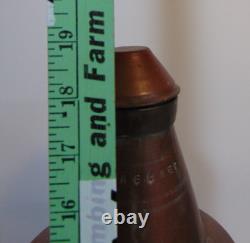 Turkish Copper Pitcher Water Jug Vintage Handmade Middle East Art Collectible