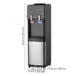 Uimoso Top Loading Water Cooler Dispenser for 3 or 5 Gallon Jugs Stainless Steel