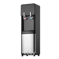 Uimoso Top Loading Water Cooler Dispenser for 3 or 5 Gallon Jugs Stainless Steel