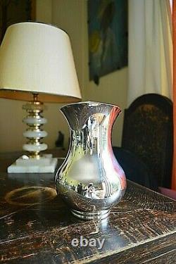 VINTAGE 20th CENTURY CHRISTOFLE WATER PITCHER JUG ALBI PATTERN SILVER PLATED