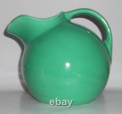 VINTAGE Homer Laughlin Pottery China Harlequin Lt Green Ice Lip Ball Jug Pitcher