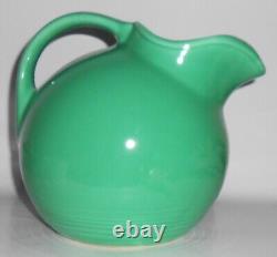 VINTAGE Homer Laughlin Pottery China Harlequin Lt Green Ice Lip Ball Jug Pitcher