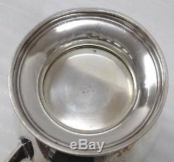 VINTAGE M. FRED HIRSCH CO. LARGE WATER PITCHER 402 STERLING SILVER 10 1/8 704g