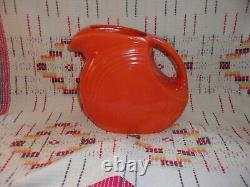 VINTAGE RED FIESTA JUICE PITCHER FIESTAWARE z19